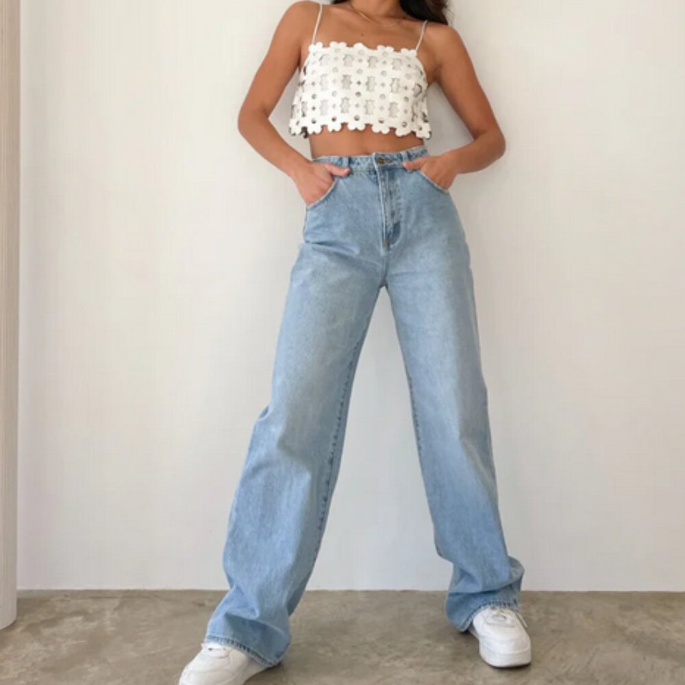 Rolla's X Free People Heidi High Rise Loose Straight Baggy Jeans Old Stone sz 29